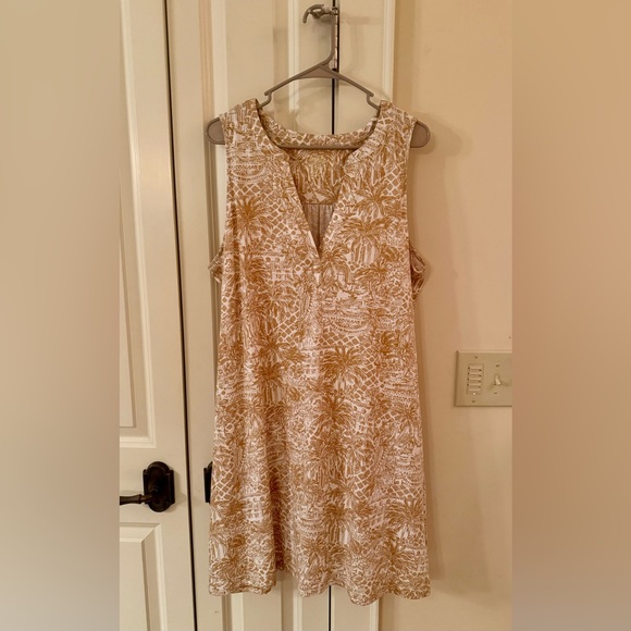 NWT Lilly Pulitzer Dev Dress in Sand Bar Palm Beach Paradise Size XL ✨✨✨ - Picture 6 of 7
